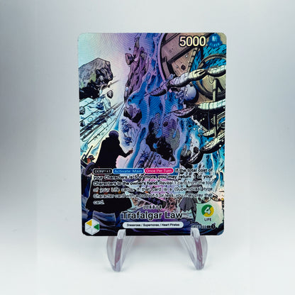 [OP01] Lider Custom Roronoa Zoro in embossed aluminum + transparent box for One Piece TCG