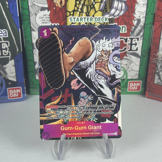 (Pack x4) EVENT : GUM-GUM GIANT