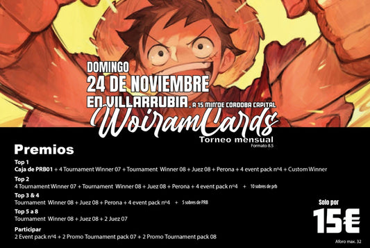 ENTRADA TORNEO MENSUAL VILLARRUBIA