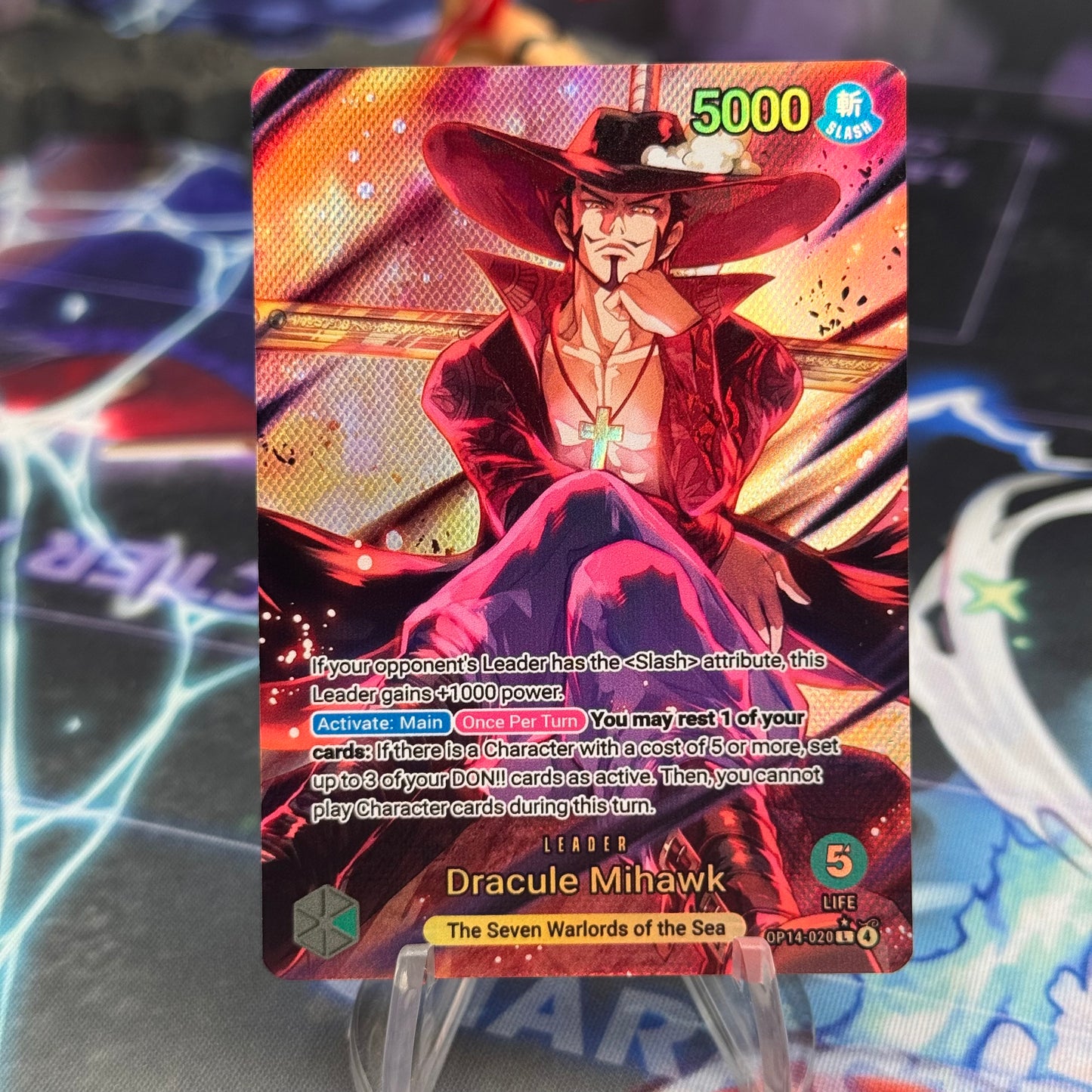 [OP14] Dracule Mihawk Full art