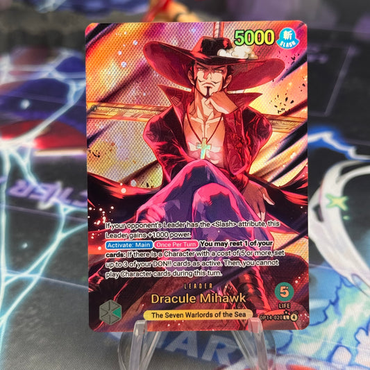 [OP14] Dracule Mihawk Full art