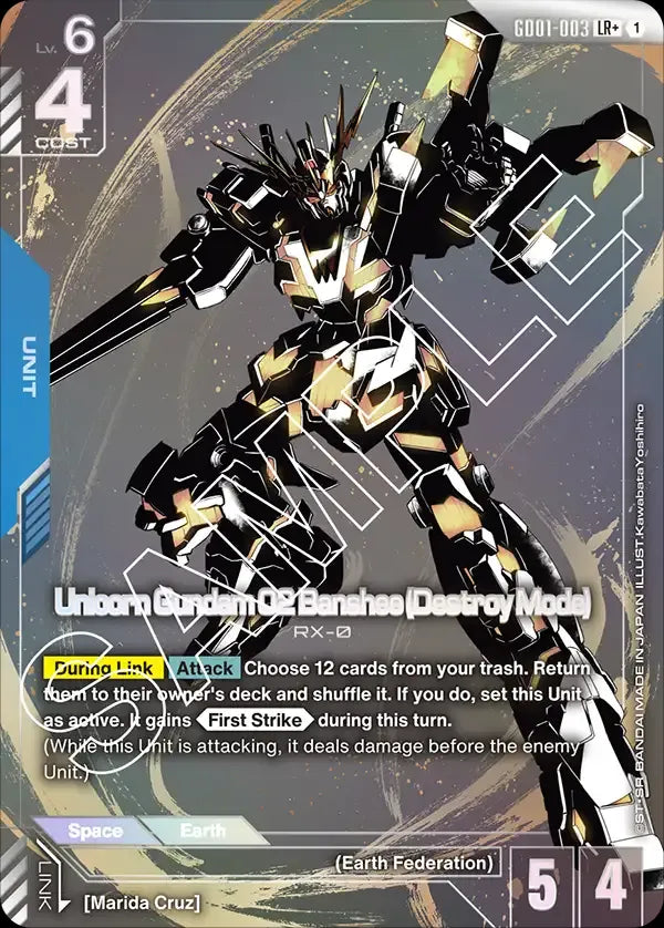GUNDAM ALTERNATIVE ARTS CARDS (ORIGINALES)