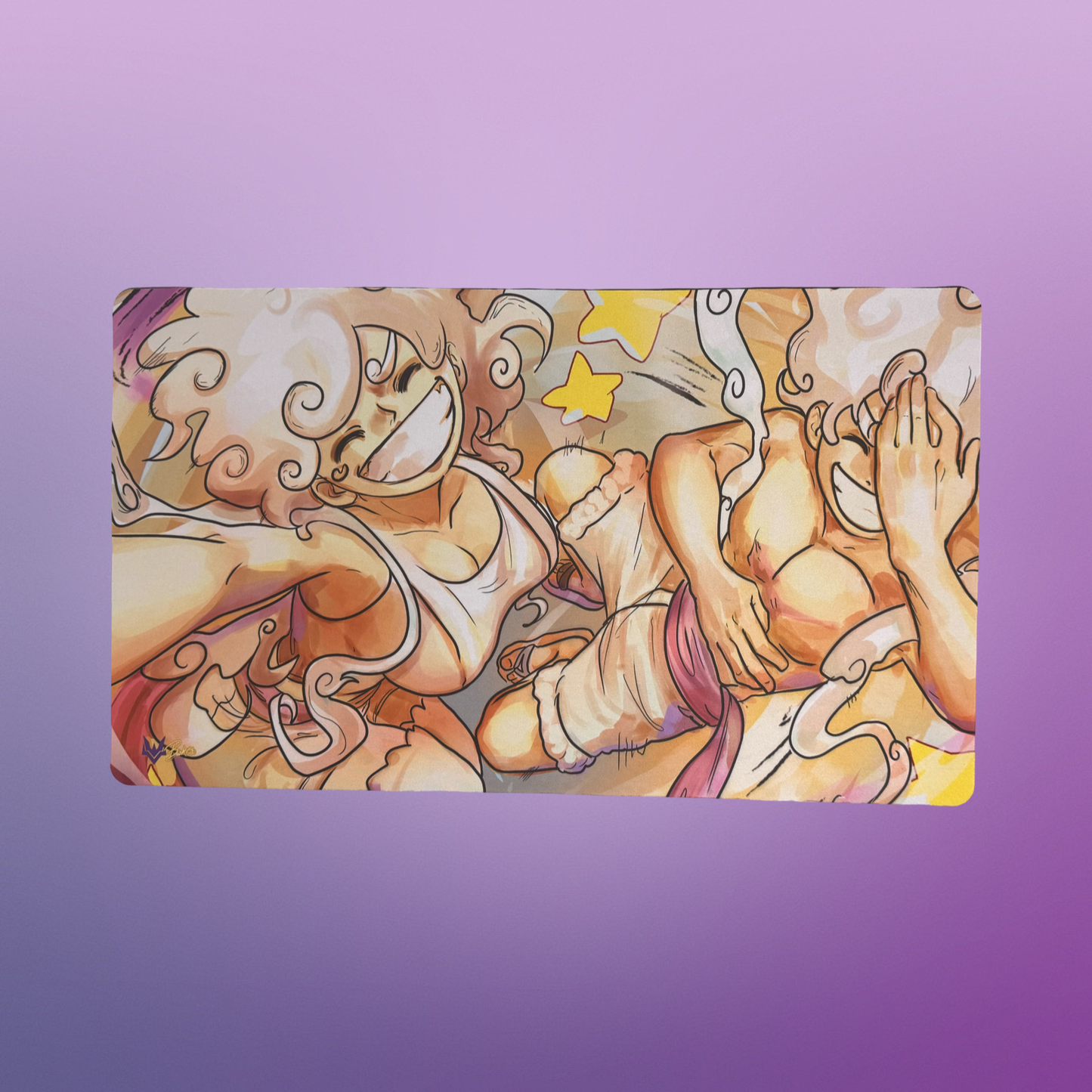 Luffy & Bonney mat by Biokham + carrying case (35x60)