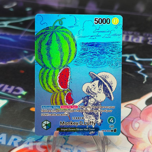 [OP16] Monkey D Luffy Draw Watermelon