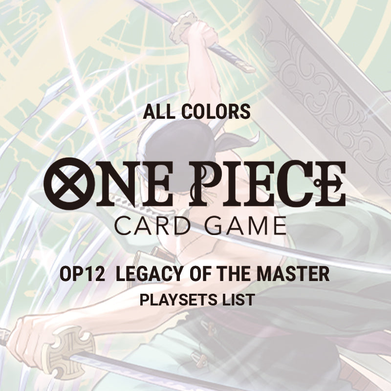 [ORIGINAL] PLAYSETS OP12 LEGACY OF THE MASTER