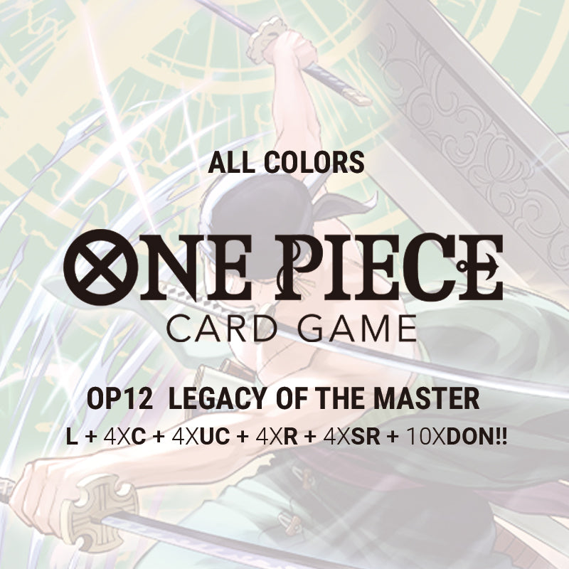 [ORIGINAL] PLAYSETS OP12 LEGACY OF THE MASTER