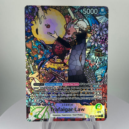 [OP01] Lider Custom Roronoa Zoro in embossed aluminum + transparent box for One Piece TCG