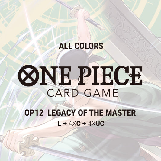 [ORIGINAL] PLAYSETS OP12 LEGACY OF THE MASTER
