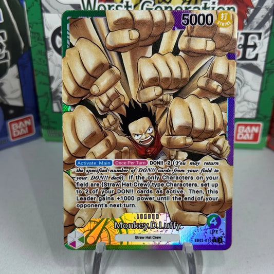 [EB02] Monkey D Luffy (Líder doble) - Líder Custom