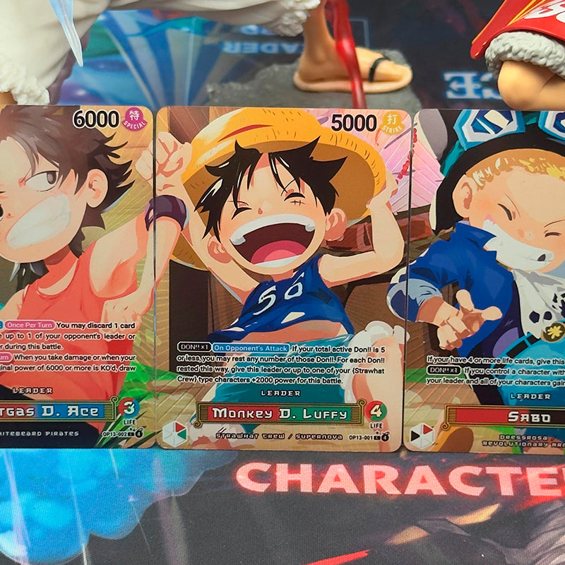 [OP13] Monkey D. Luffy, Sabo & Portgas D. Ace