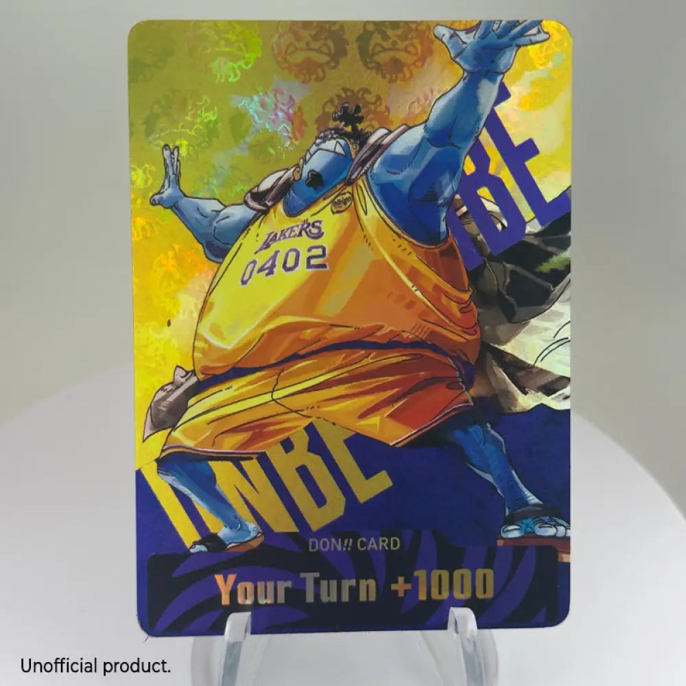 Mugis LAKER! DON!! CARD - 1x Jinbe - DON CUSTOM