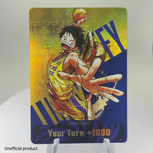 Mugis LAKER! DON!! CARD - 1x Luffy - DON CUSTOM