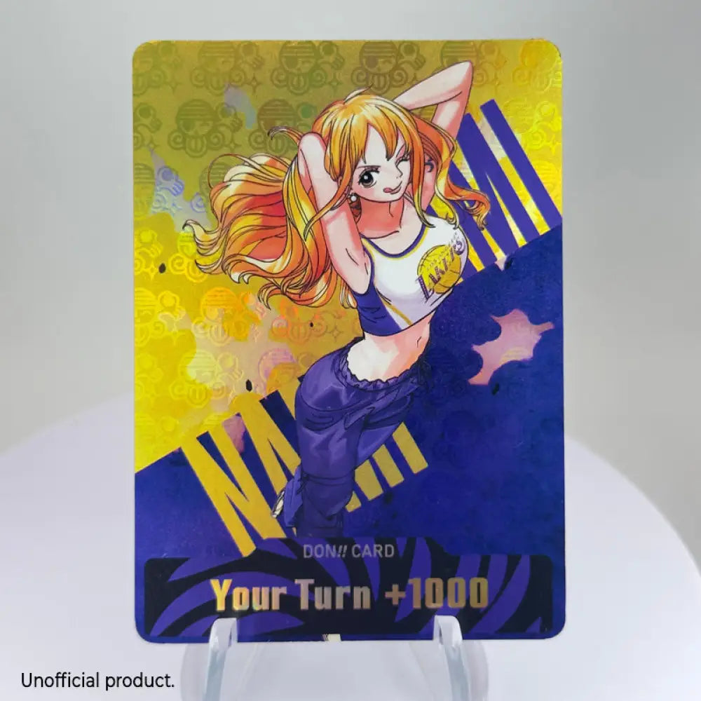 Mugis LAKER! DON!! CARD - 1x Nami - DON CUSTOM