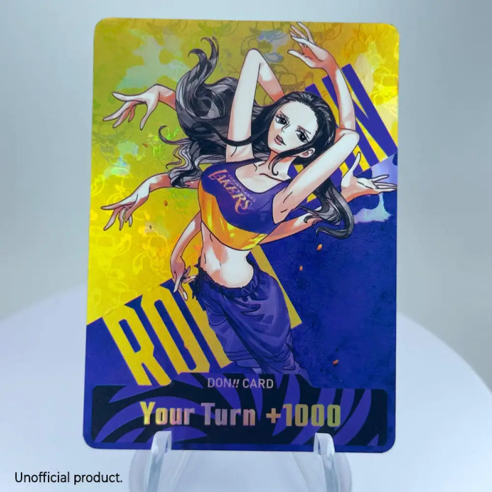 Mugis LAKER! DON!! CARD - 1x Robin - DON CUSTOM