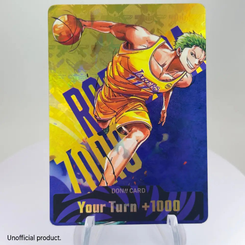 Mugis LAKER! DON!! CARD - 1x Zoro - DON CUSTOM