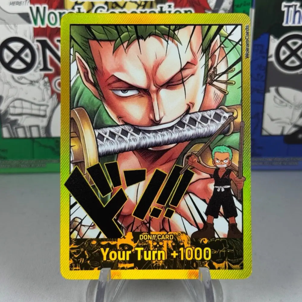 Mugis Peak! DON!! CARD - Zoro - DON CUSTOM