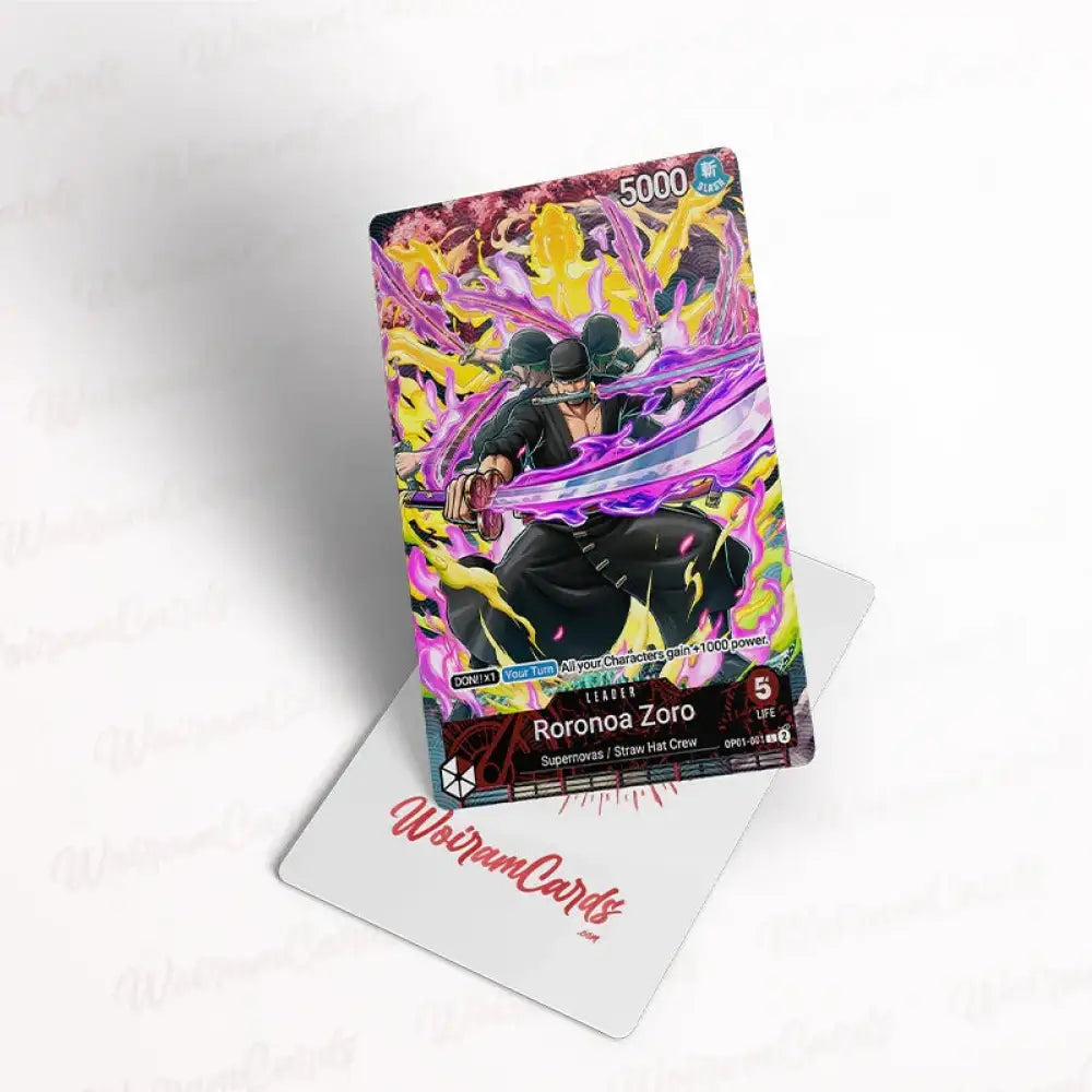 [OP01] Roronoa Zoro V2 - Líder Custom