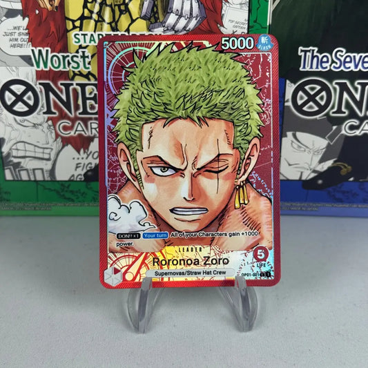 [OP01] Roronoa Zoro V3 - Líder Custom