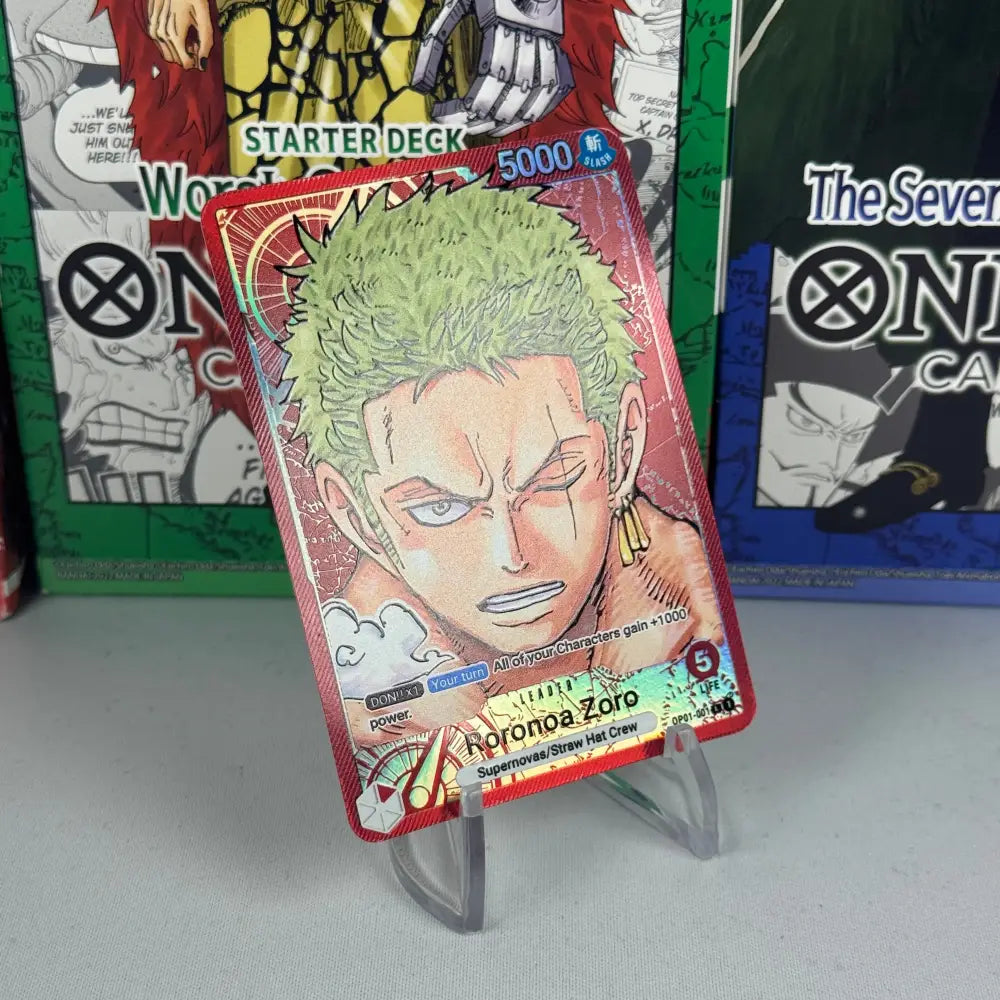 [OP01] Roronoa Zoro V3 - Líder Custom