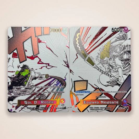 [OP02 & OP13] Gol D. Roger & Edward Newgate manga panel - AMBOS