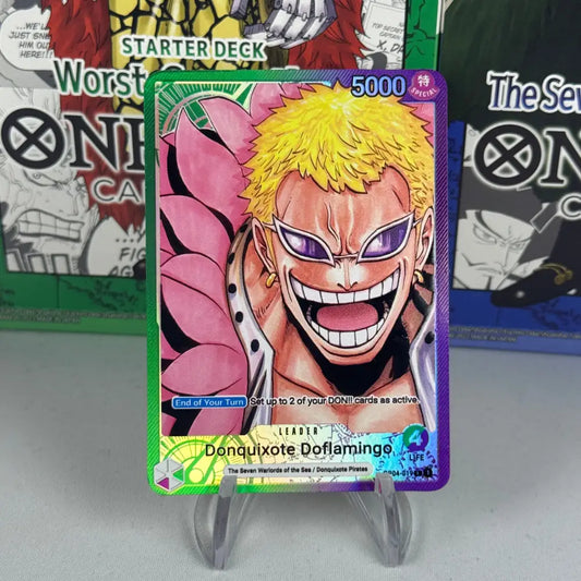 [OP04] Donquixote Doflamingo - Líder Custom