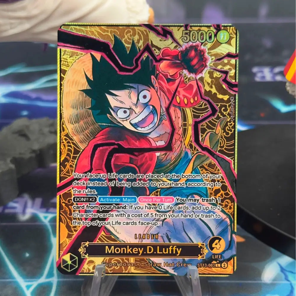 [OP13 & ST13] Monkey D Luffy Premium Collection - ST13 BLACK YELLOW