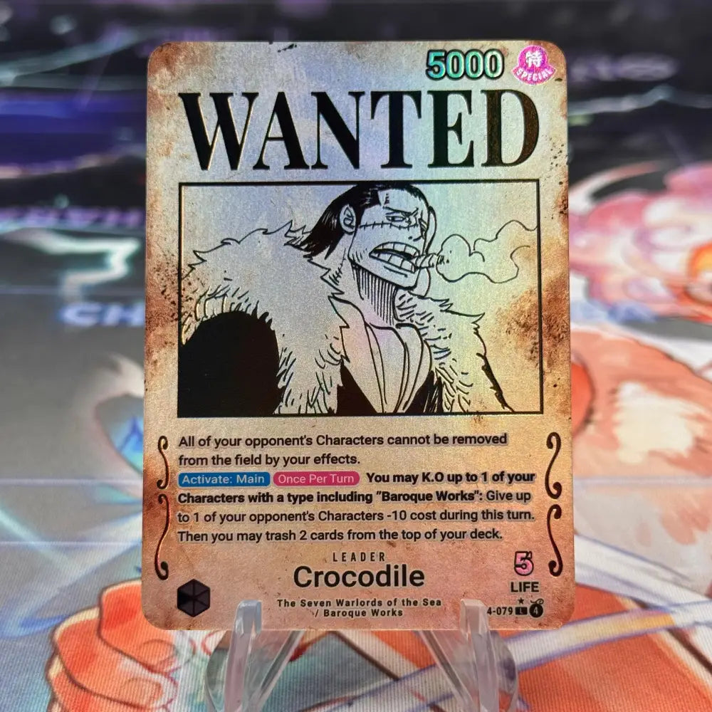 [OP14] WANTED POSTER THE SEVEN WARLORDS - CROCODILE