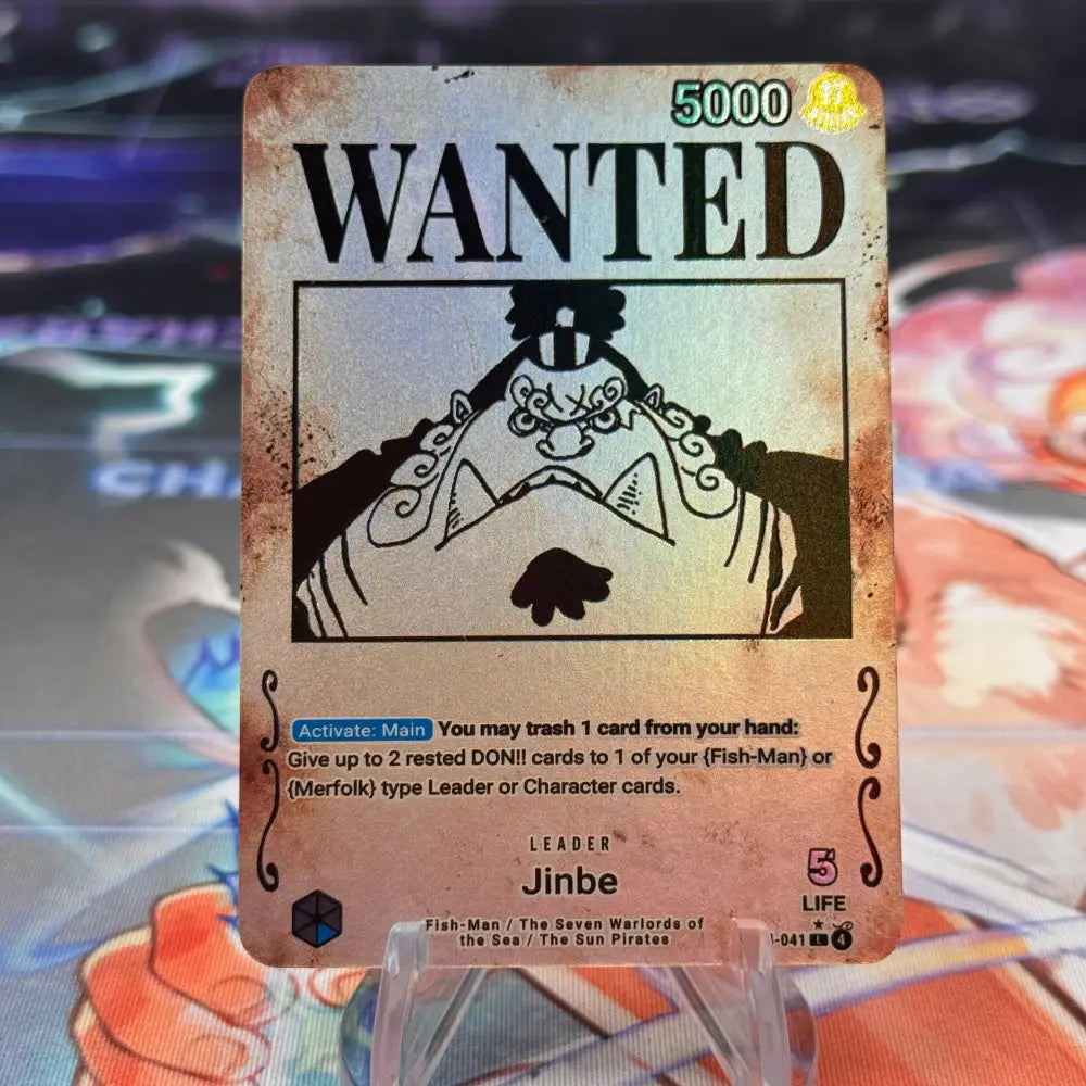 [OP14] WANTED POSTER THE SEVEN WARLORDS - JINBE