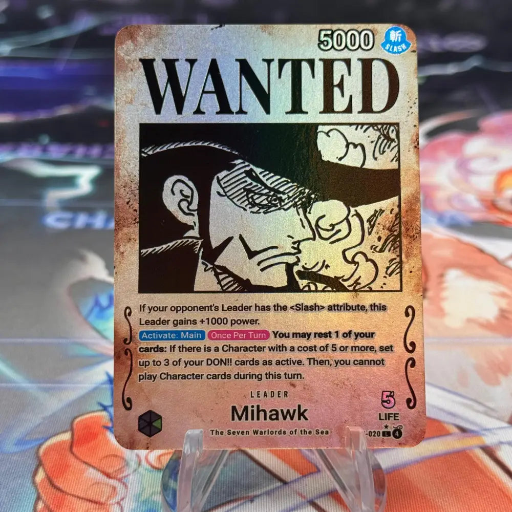 [OP14] WANTED POSTER THE SEVEN WARLORDS - MIHAWK
