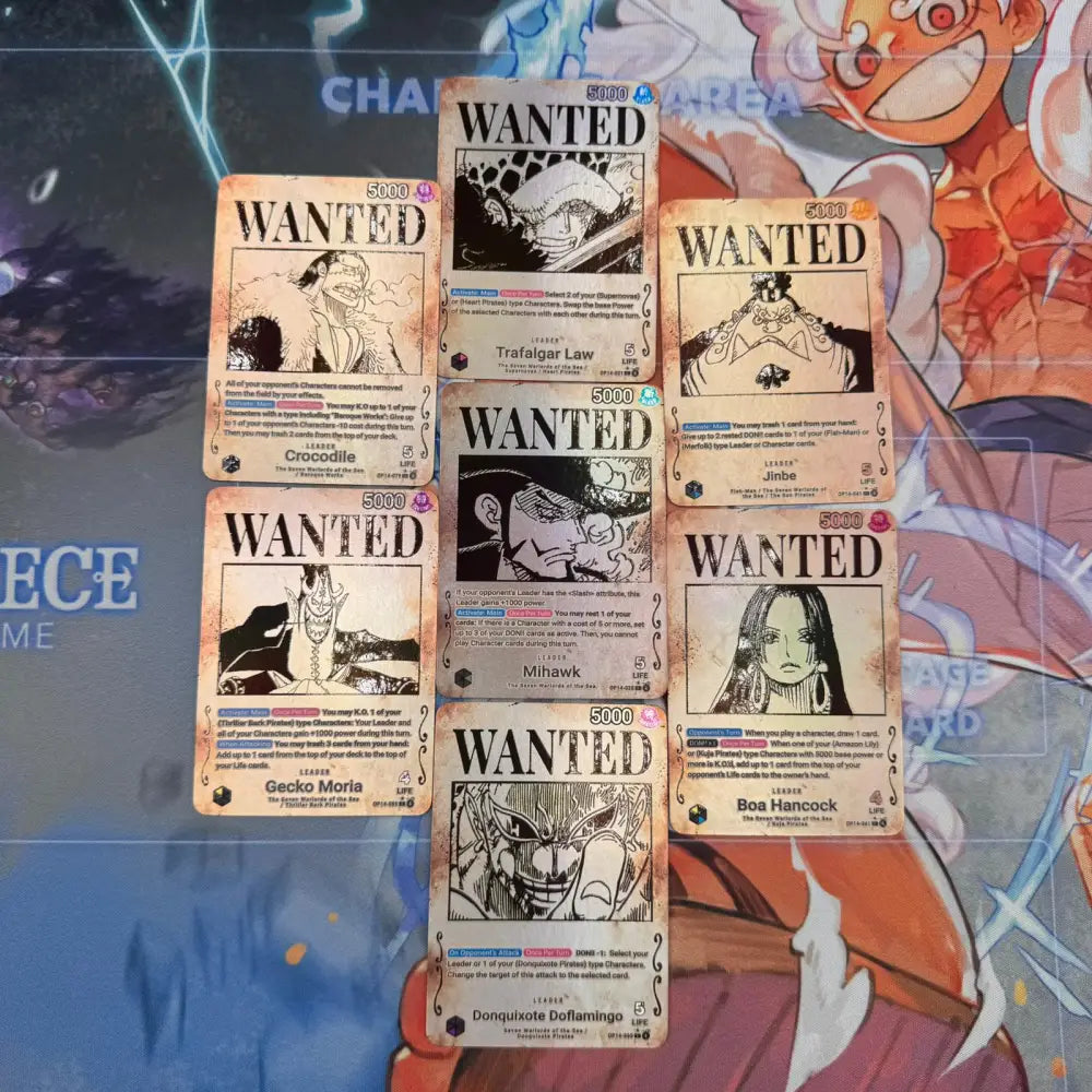 [OP14] WANTED POSTER THE SEVEN WARLORDS - PACK DE 7