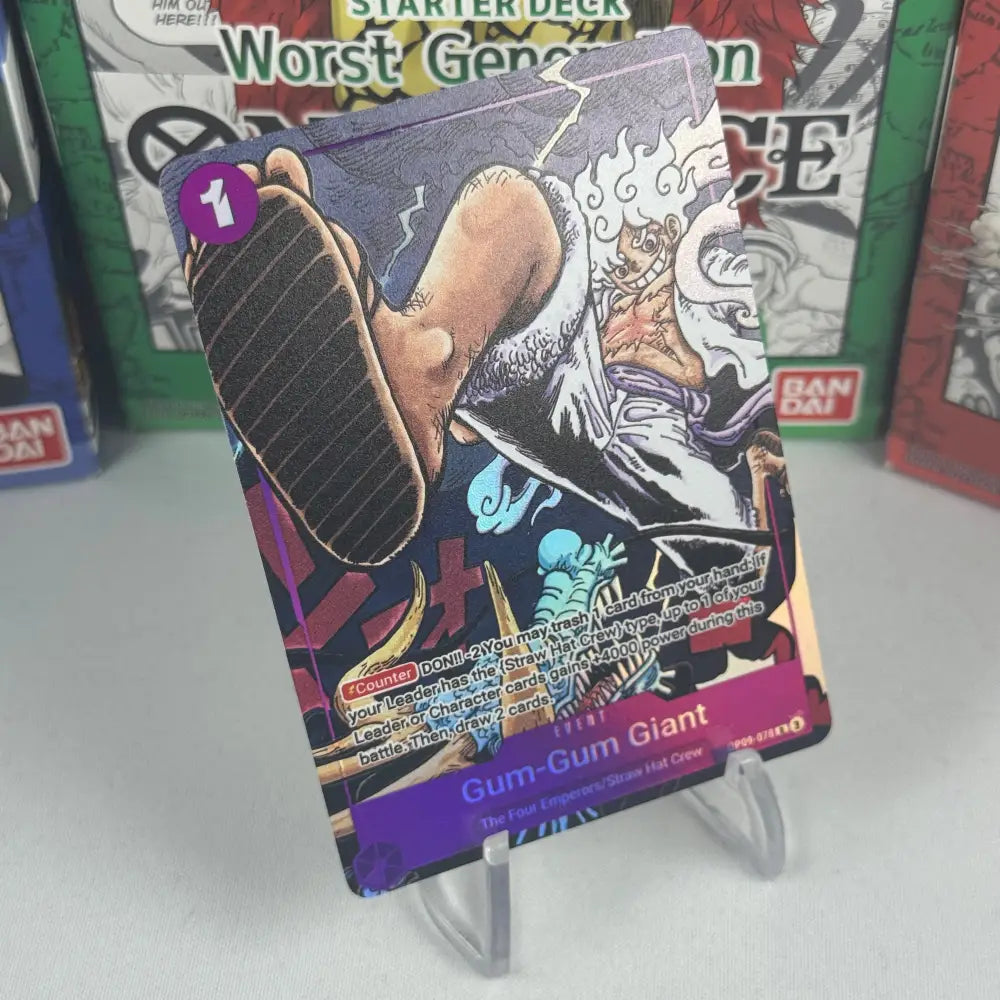 (Pack x4) EVENT: GUM-GUM GIANT - DON CUSTOM